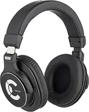 Tunical Studio Headphones | Professional Wired Headset for DJ Monitoring, Recording, Mixing, Mastering & Music Listening | Over-Ear Closed-Back Earphones w/Audio Cables, ¼” TRS Adapter & Carry Case