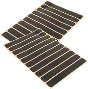 BELLIFFY 2 Sheets Reflective Motorcycle Helmet Decals of Safety Warning Stickers Strips Sheet for Enhanced Visibility Helmets Bicycles and Skateboards Easy Application and Durable Design