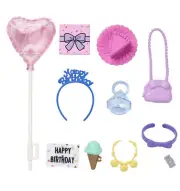 New Barbie Birthday Accessory Pack Happy Birthday Cake Barbie Accessories