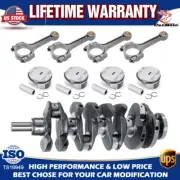 Crankshaft + Con Rod + Pistons & Rings Kit for 2.4L Buick Regal Chevy GMC Saturn