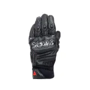 Carbon 4 Short Leather Gloves Black Black