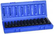 (1203MD) 3/8" Drive 13-Piece 12-Point Deep Metric Socket Set