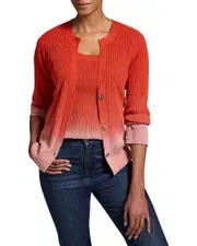 Nic+Zoe Ombre Ribbed Cardigan