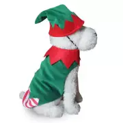 Seasonal Pets Dog Christmas Vest and Hat-Elf