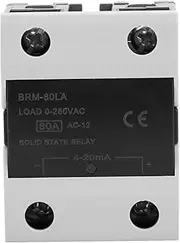 Fafeicy Solid State Relay, 80LA SSR Solid State Relay with LED Light Tube Mystical/Fantasy Retardant for Electronic Component & Automatic Equipment