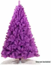 Ariv Purple Christmas Tree 1.8M 6Ft Xmas Tree Metal Stem Stand 772 Tips Jupiter