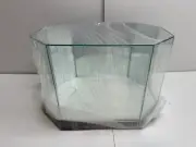 Octagon Football Display Case | UV Protected | Real Glass Protection