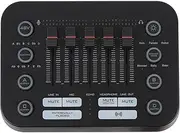 Gaming Audio Mixer, RGB Live Streaming Sound Card with Preamplifier, Bluetooth 5.3 Streaming PC Mixer, 48V Phantom Power for Live Streaming, Podcasting
