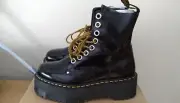 Dr Doc Martens Jadon Max UK 9 EU 43 US 11 Black Combat Boots