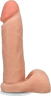 Doc Johnson The Realistic Cock with Removable Suction Cup - ULTRASKYN - 8 Inch - F-Machine and Harness Compatible Dildo - Vanilla