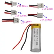 3.7V 500mAh 1.85Wh LiPo Li Battery 801350 JST 2Pin For Car Camera DashCam GPS