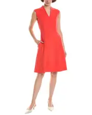 Natori Solid Knit Crepe Mini Dress