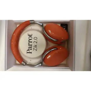 Parrot zik 2 橘色 耳罩式藍芽立體聲耳機展示品公司貨 B&w可參考