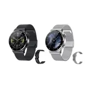 ANYCO Smartwatch Milanese Loop Band With 1Pc Free Silica Strap NFC Bluetooth Waterproof Fitness Wristwatch