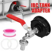 IBC Tank Adapter Connector S60X6 To Garden Tap W/ 1/2" Hose Fitting Fuel Water .
