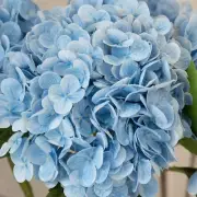 2-8PCS Artificial Hydrangeas 21Inch Real Touch Latex Hydrangea Faux Hydrangea fo