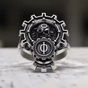 Handmade 925 Sterling Silver Adeptus Mechanicus Skull Ring | 3D Chunky Biker