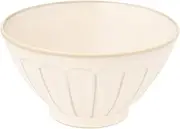 TOKI1919 37K383-09 White Shinogi Cafe Tableware, Mini Udon, Donburi Rice Bowl, Salad Bowl, Diameter Approx. 6.3 x 3.5 inches (16 x 9 cm), Mino-yaki Mino, Japanese Dish, Ryokan, Restaurant