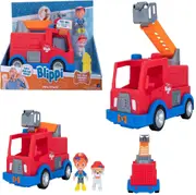 Blippi Fire Truck Feature Vehicle and Fire Dog Extend Ladder Ages 3+New Toy