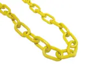 Yellow Powder Coated Chain 3/16" x 30 FT Grade 30 Proof Coil Gate Barrier