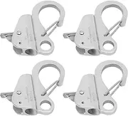 XTevu Boat Anchor Hook, Marine Anchor Clip and Stainless Steel Anchor Fastener, 4 Pcs Boat Anchor Hook 3 8 to 5 8 Inch Opening Quick Release Clip