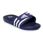 Adidas Men’s Adissage Slides Dark Blue Cloud White Size 12