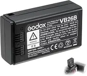 GODOX V1 V850III V860III Original Battery, Godox VB26 VB26A VB26B Li-ion Battery Pack, High-Capacity Power Solution for V850III, V860III, AD100Pro, V1, V1Pro, V100, MF-R76 Flash