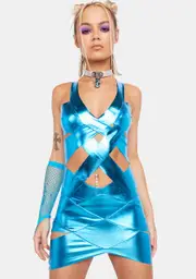 Royal My Best Thing Metallic Dress