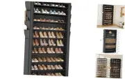 Tall Shoe Rack with Cover, 10 Tier Shoe Organizer Storage for 50-55 Pairs
