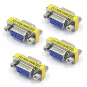 VCE VGA Female to Female Adapter SVGA Coupler HD15 Mini Gender Changer VGA Cable