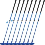 Leyndo 8 Pack Golf putters for Men and Women Two Way Mini Golf Putter Adjustable Length Putter Bulk for Right or Left Handed Golfers Kids Golf Clubs Set for Teenagers Junior Adult