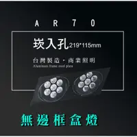 在飛比找蝦皮商城優惠-台灣製造 AR70 LED 超高亮 方形 崁燈 嵌燈 雙燈 