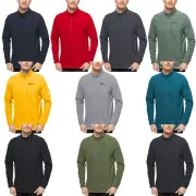 Jack Wolfskin Mens Taunus Half Zip Outdoor Warm Winter Pullover Fleece Jumper