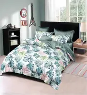 Spring Leaves Quilt Doona Duvet Cover Pillow Case Set