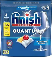 Finish Quantum Dishwasher Tablets Lemon 65 Pack