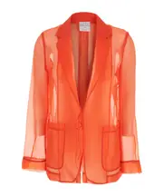 Forte Forte Jacket with Lapels and Patch Pockets 1,2,3 Orange