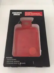 SHARPER IMAGE Reusable Hand Warmers 2 NEW with Heated Thermo-Gel Easy To Use NIB