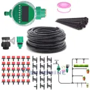 Kit de Sistema Riego por Goteo Planta con Goteros de Jardín de Riego Automático