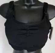 Auden Womens Nursing Pumping Bra Size L 36D 36DD 38C 38D Black NEW