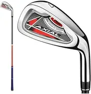 Premium Junior Golf Irons | Kids Golf Club #7 | Carbon Shaft | Right Handed | 26" 28" 30" | Fits 3-12 Year Old Boys and Girls (red for 9-12Y)
