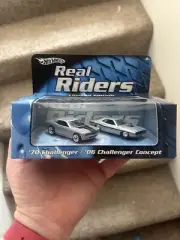Hot Wheels RLC Real Riders '70 Challenger & '06 Challenger 2PK Limited Cool