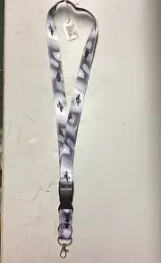 GRAY SONAR 22" LANYARD / KEY CHAIN-QUICK RELEASE -BLEMISHES- QTY 11 -TAYLOR MADE