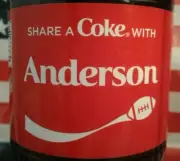 Share A Coke With Anderson 2019 Personalized Coca Cola Bottle