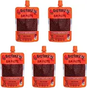 Salteez Rim Paste - Watermelon Chamoy Rim Paste for your Beers, Seltzers, Drinks, Snacks, and more! (5 Pack)