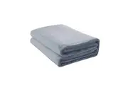 400GSM Super Soft Micro Fleece Blanket Silver by Jason