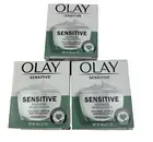 (3) Olay Sensitive Soothing Moisturizer Colloidal Oatmeal 1.7 oz Exp 05/25