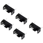 5x1/2AA 14250 Battery Storage Clip Box Case Holder 3.6V With PCB Pin Solder lead Black