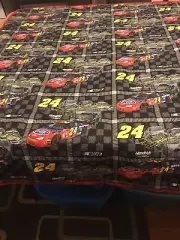NASCAR 24 Jeff Jordan Handmade Quilt Lap Or Baby 42” By 44”