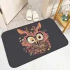 Kitchen Carpet Illustrated Owl Rugs Home Welcome Mat Bathroom Bath Mats Doormat