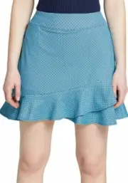 Lady Hagen Women's Overlap Ruffle Golf Skort Skirt Shorts Navette Blue